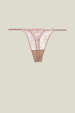 Thong - Lace / Rose